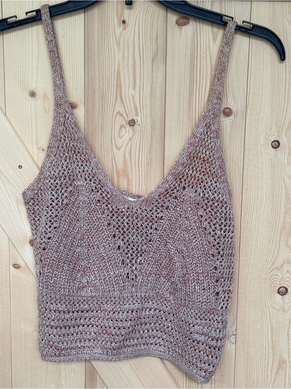 Ultra Flirt crochet knit Cami Tank- NWT